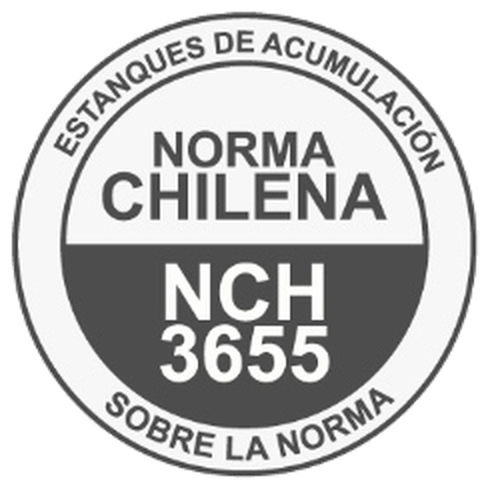 Norma Chilena NCh 3655 · Estanques de acumulación