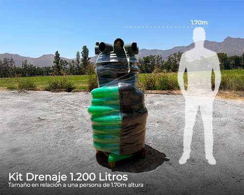 Kit drenaje 1200 lts.