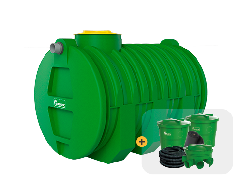 Combo fosa séptica 3250 lts. (hasta 12 personas)