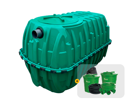 Combo fosa séptica strong tank 1200 lts. (hasta 4 personas)